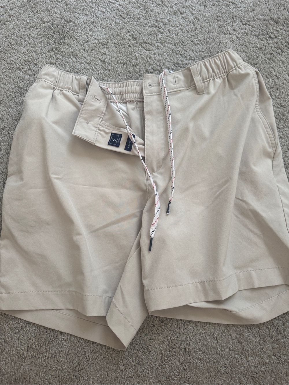 chubbies Light Beige Hybrid Shorts